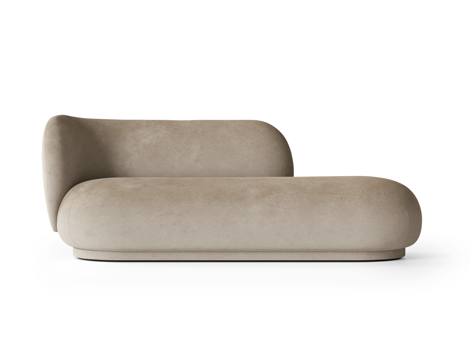 Divan RICO Fermliving - Velours - Sable