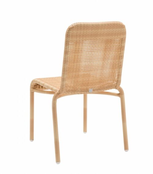 fauteuil Chaise d’extérieur en résine tressée imitation rotin de table tobago naturel KOK